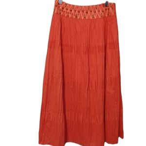 Peach Maxi Skirt size 4 by Work to Weekend